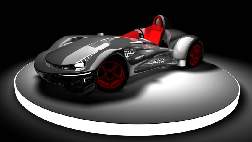 Concept car 3d render (No trademark issues as the car is my own design) (HD, 30fps, loop) 