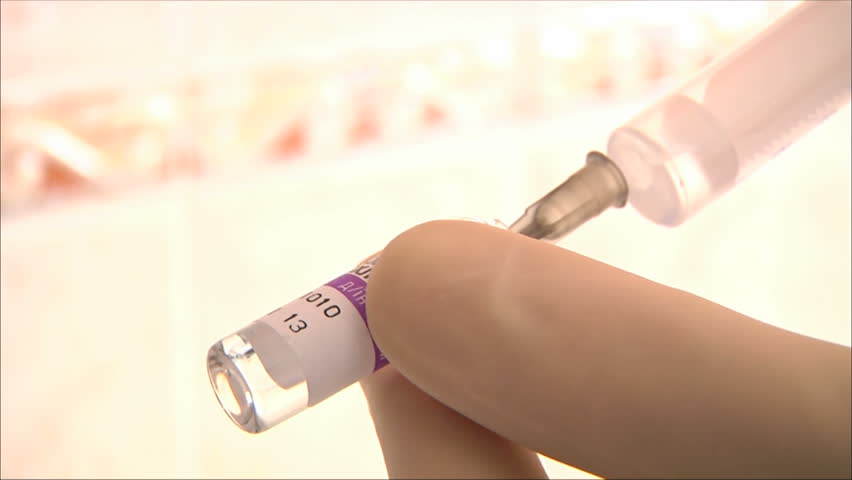 medicine in a syringe 