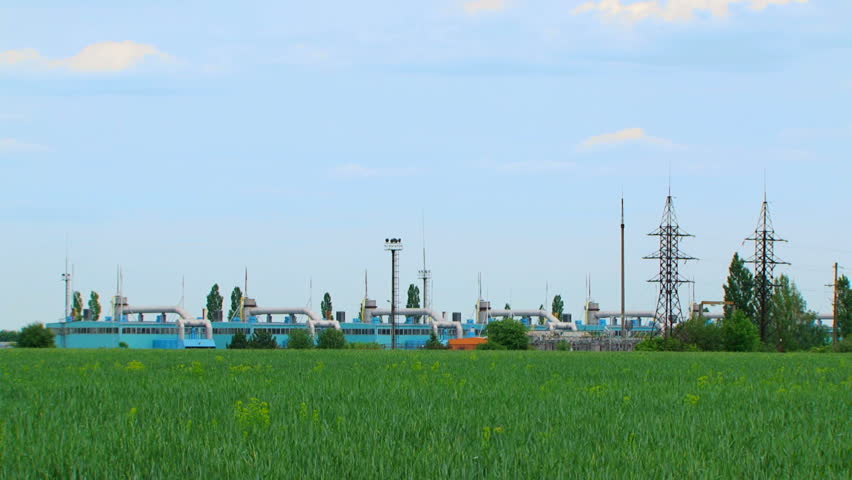 Hazardous industry on the nature. Most sewage treatment plant for reprocessing fuel.