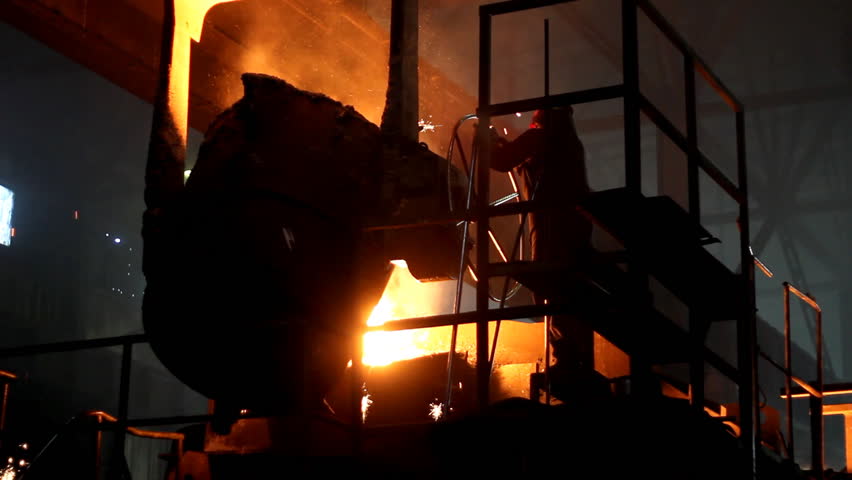 Liquid Iron in the Foundry