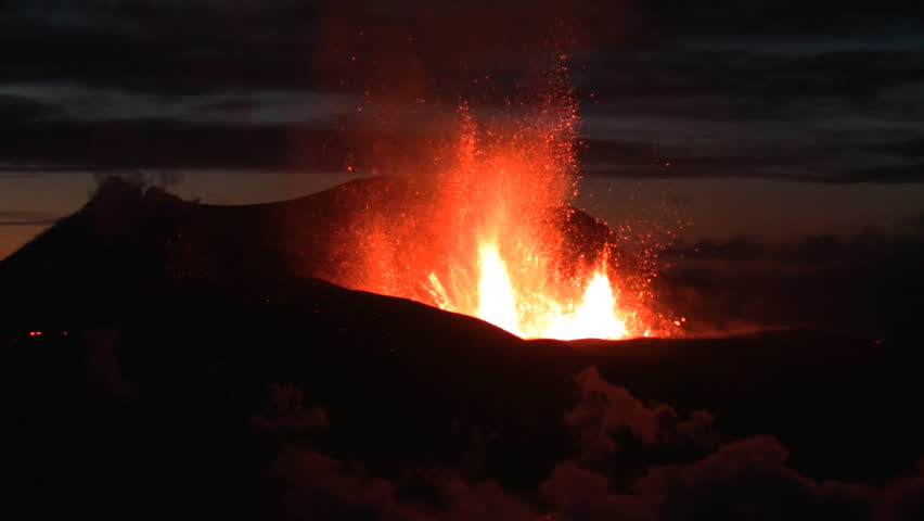 Volcanic Eruption in Iceland (Eyjafjallajokull) Marz 2010