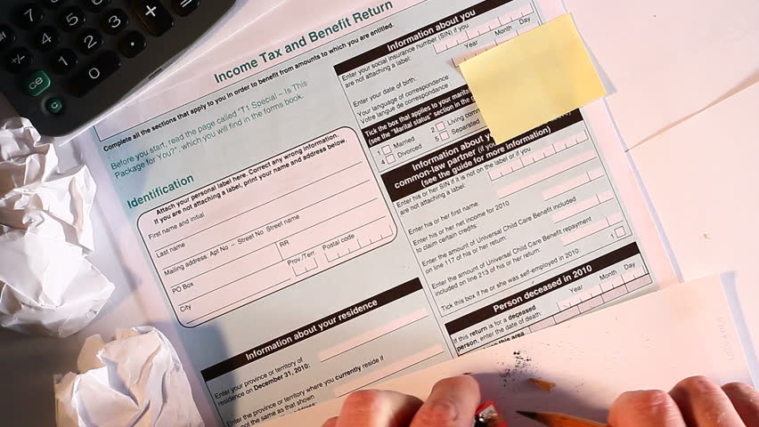 Working on a 2010 tax form with a deadline to file.