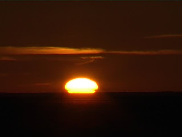 Time lapse sunrise in Western Sahara