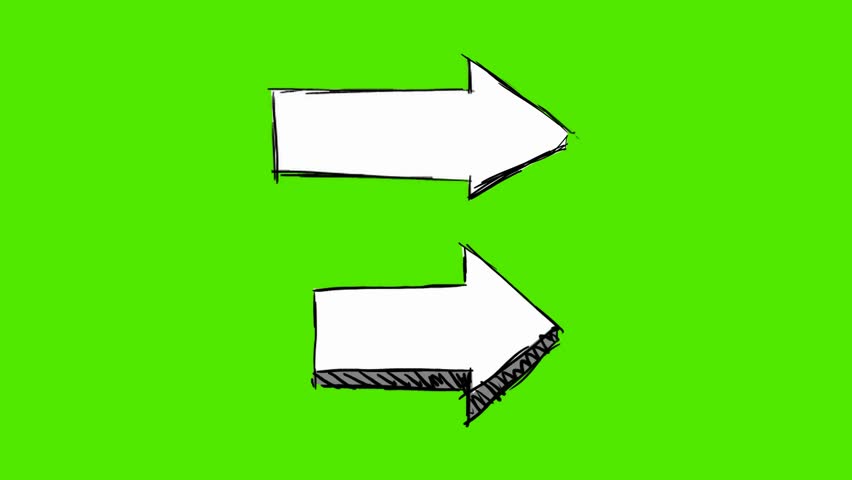Hand Drawn Arrow Stock Footage Video | Shutterstock