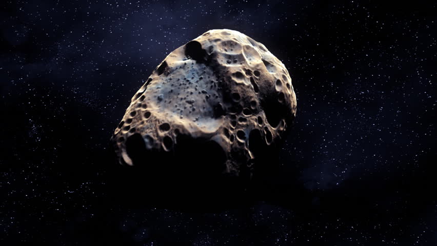 Meteorite tumbling toward the camera 1080
