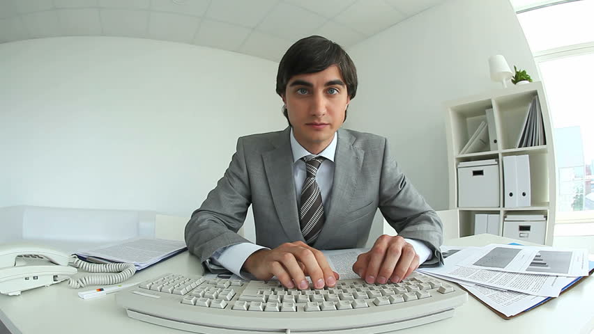 Video of manager overloaded with work 