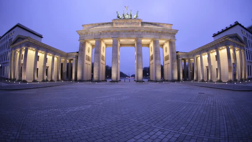Brandenburger Tor (Brandenburg Gate), famous landmark in Berlin, Germany