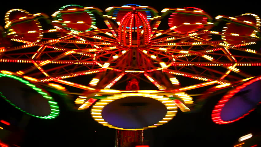 light effect Fun at fairground