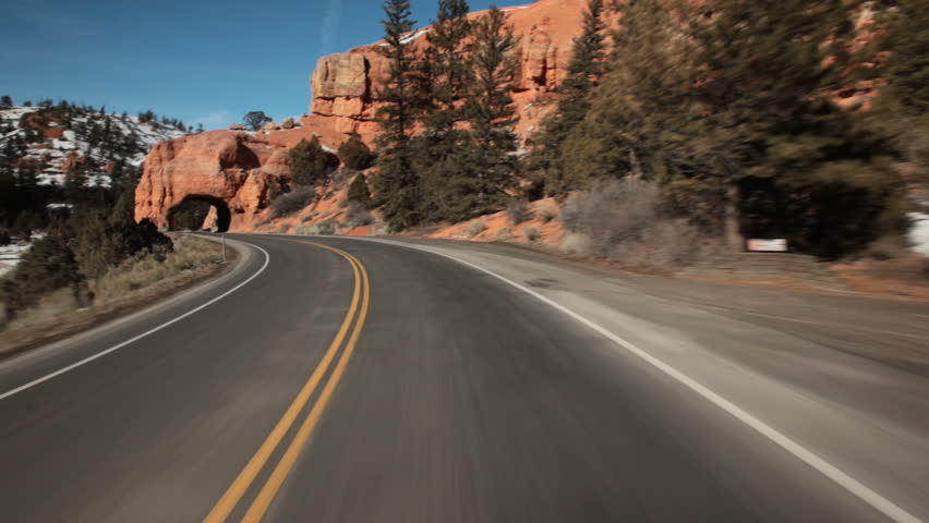 Open road POV