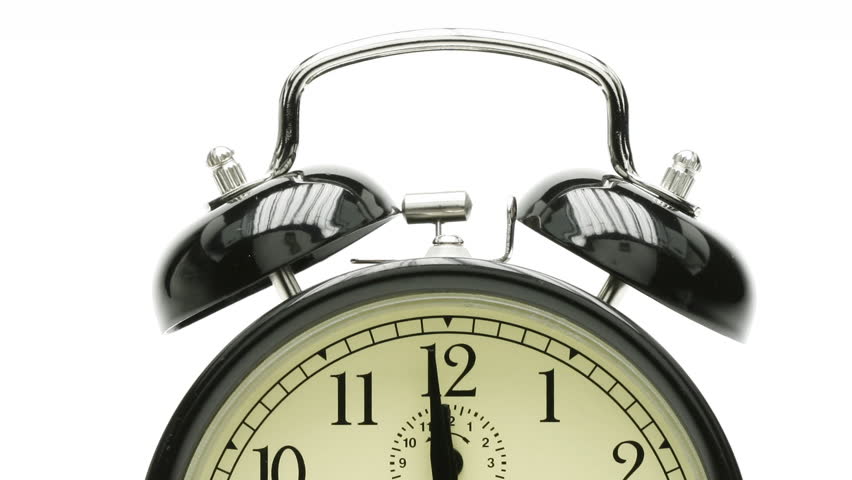 time flies - time lapse of nostalgic alarm clock
