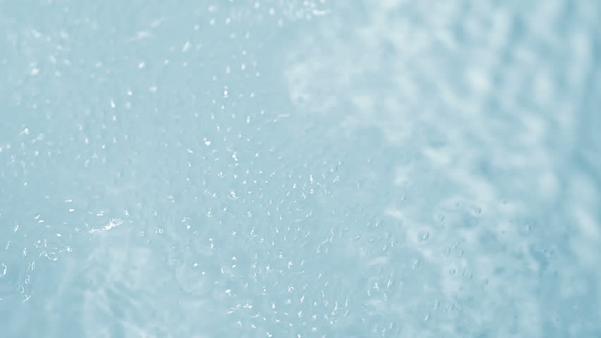 blue foam bath. close-up