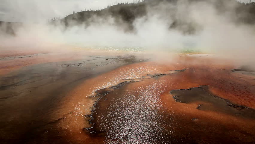 Thermal pool in Yellowstone National Park