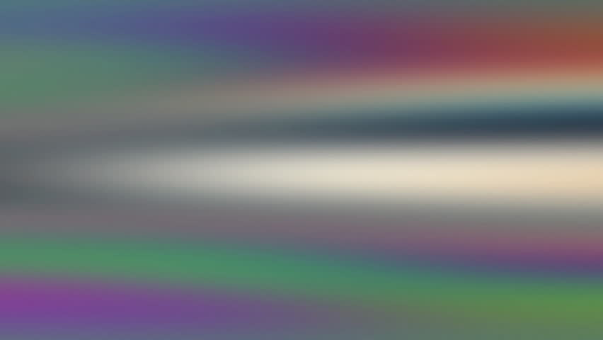 Rainbow hued horizontal streaks blur across the frame.