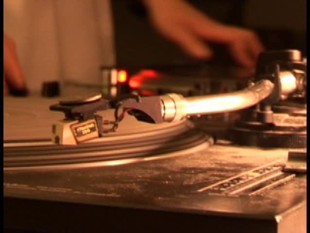 a classic turntable disc