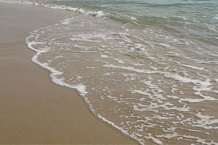 Tropical scenic waves in beach