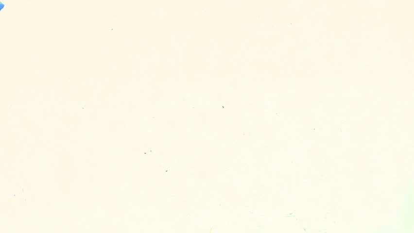  the word ART in stop motion from a collection of art supplies 