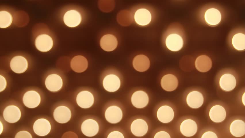 Out-of-Focus Bokeh Broadway Theater Marquee Dancing Lights 1080p