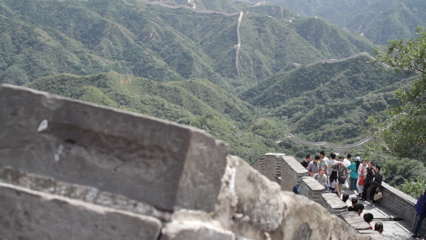 Great Wall of China near Beijing Neutral high dynamic color range shot - giving full potential for post-production color grading and stylizing September 2011