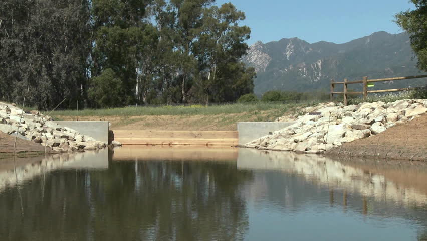 Restored wetlands at the Ojai Meadow Preserve in Ojai, California.