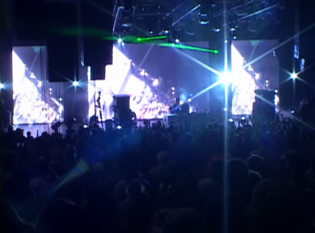Crowd at outdoor festival