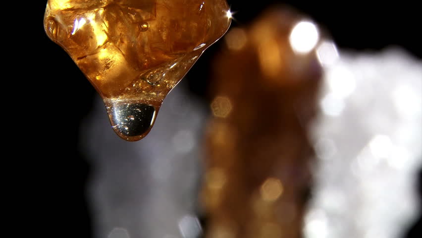 Honey, extreme closeup
