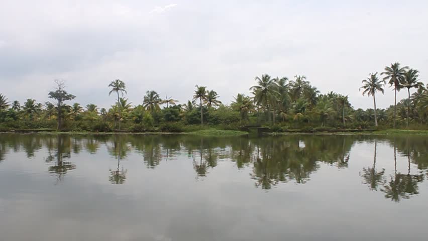 Backwaters in Kerala, India