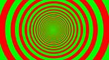 Optical illusion target tunnel retro spiral hypnosis circle circles time loop