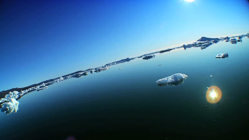 Glacial Drift Ice Caused by Climate Change