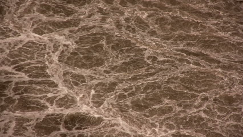A badly polluted river in Ecuador