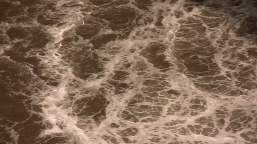 A badly polluted river in Ecuador