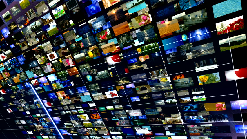 multi screen videos for the news HD 1080