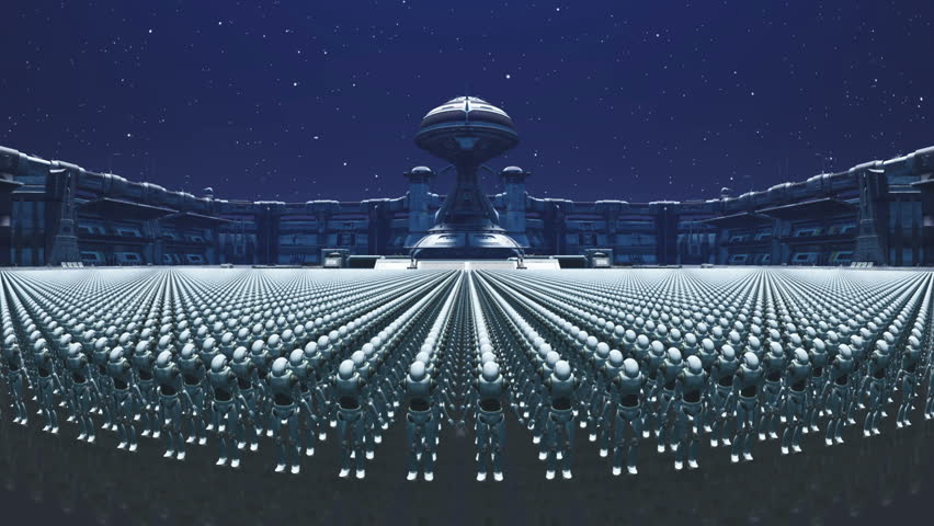 marching robots