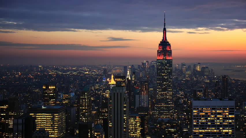 NYC Empire State Building time lapse
