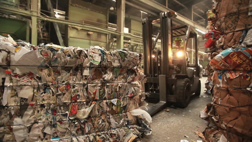 CHARLOTTE, NC - CIRCA 2010: The FCR Recycling Facility circa 2010 in Charlotte, NC.