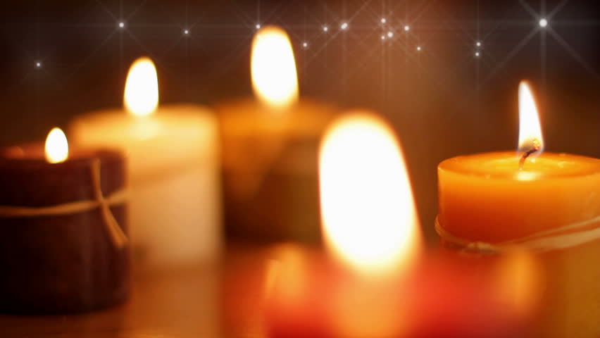 Christmas Candle And Decorations Stock Footage Video 919009 | Shutterstock