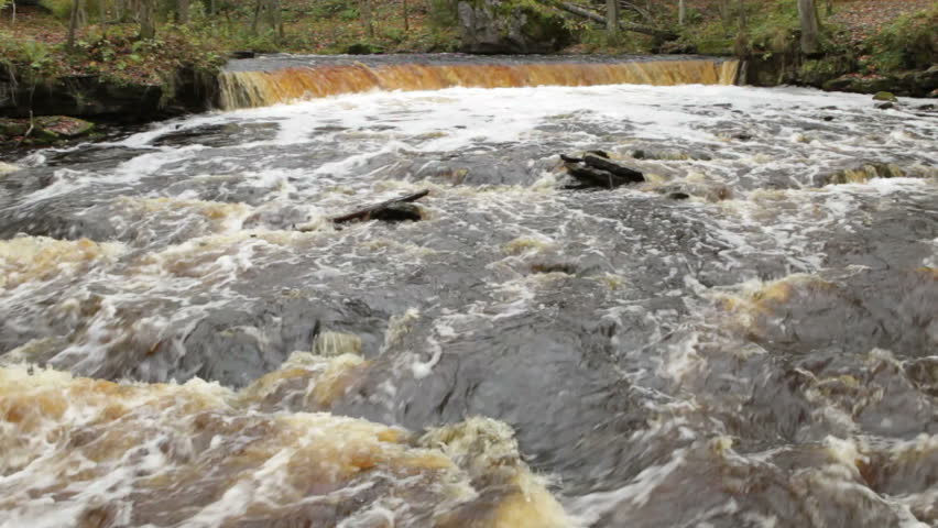 River at waterfall