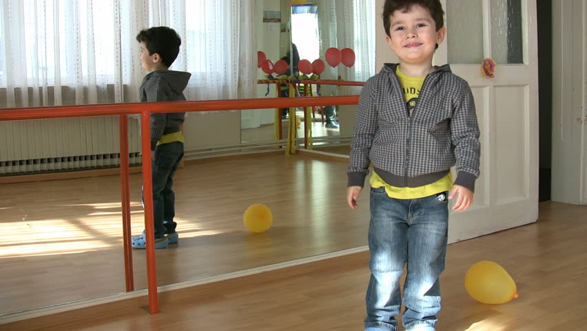 Little Boy in the kindergarten