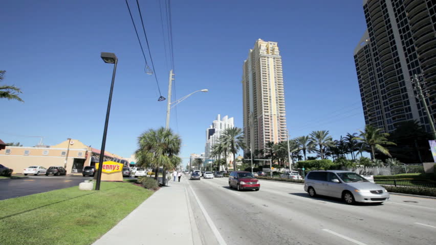 SUNNY ISLES BEACH, FLORIDA - DECEMBER 28: Sunny Isles Beach is centrally located minutes from Bal Harbour and Aventura, December 28th, 2011, Sunny Isles Beach, FL, United States. 