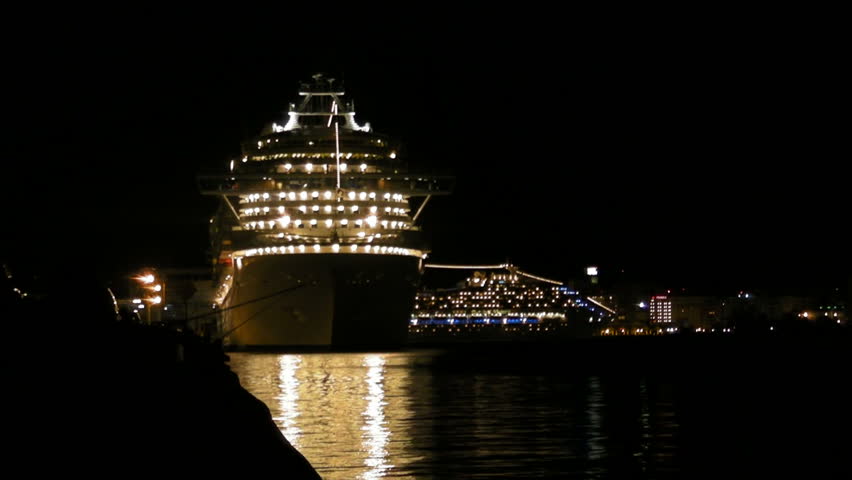 SAN JUAN, PUERTO RICO - FEB 10, 2011: Cruise ship in San Juan Harbor