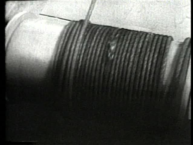 Rope winding around spool