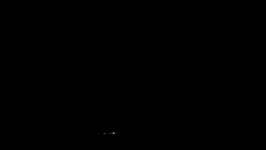 Smoke streaming on black background. (1080i HD)