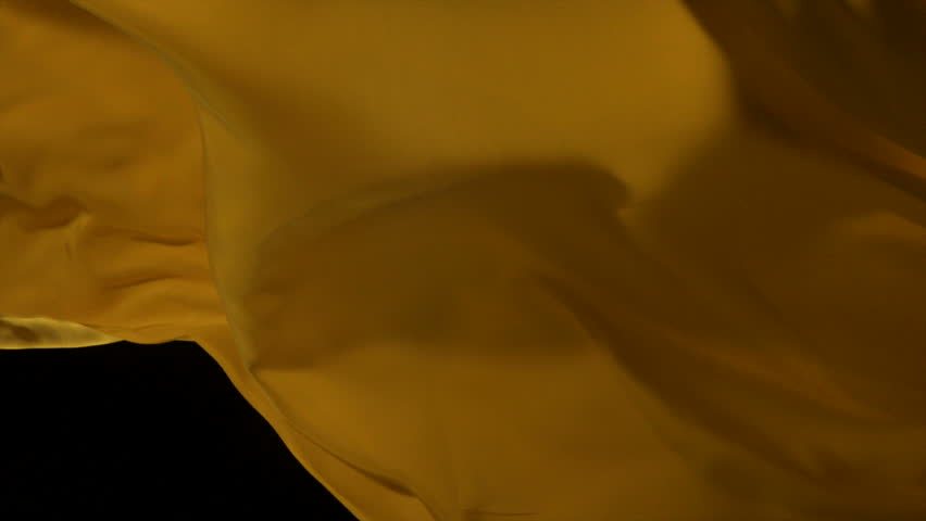 Flowing gold velvet cloth