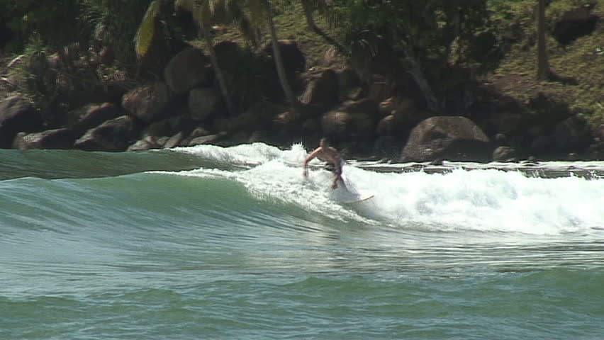 Surfer Surfing in Mirissa Sri Lanka