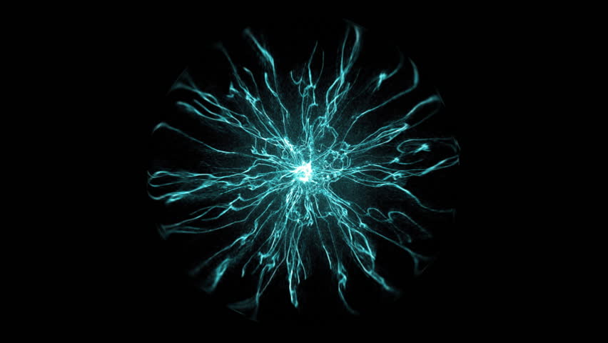 Electrical Green And White Energy Motion Graphic Stock Footage Video