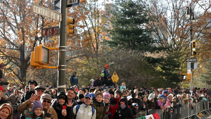 NEW YORK CITY, NY - NOVEMBER 24: Central Park and 65th street at Macy's Thanksgiving Day Parade on November 24, 2011 in New York City, New York. 