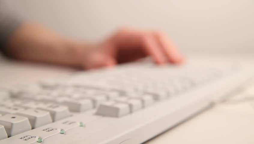 Keyboard typing