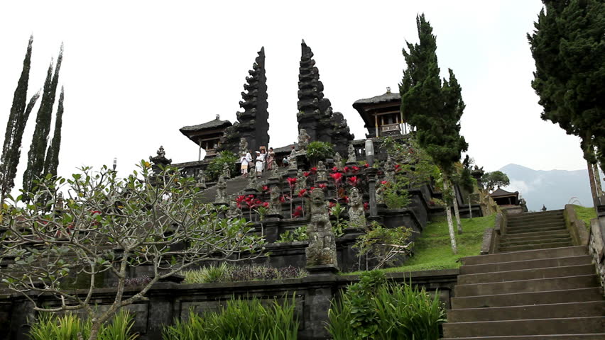 Hindu Mother Temple of Besakih, Pura Besakih, Agung Volcano, Bali, Indonesia