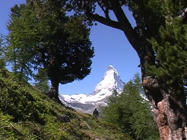 Trekker and Matterhorn
