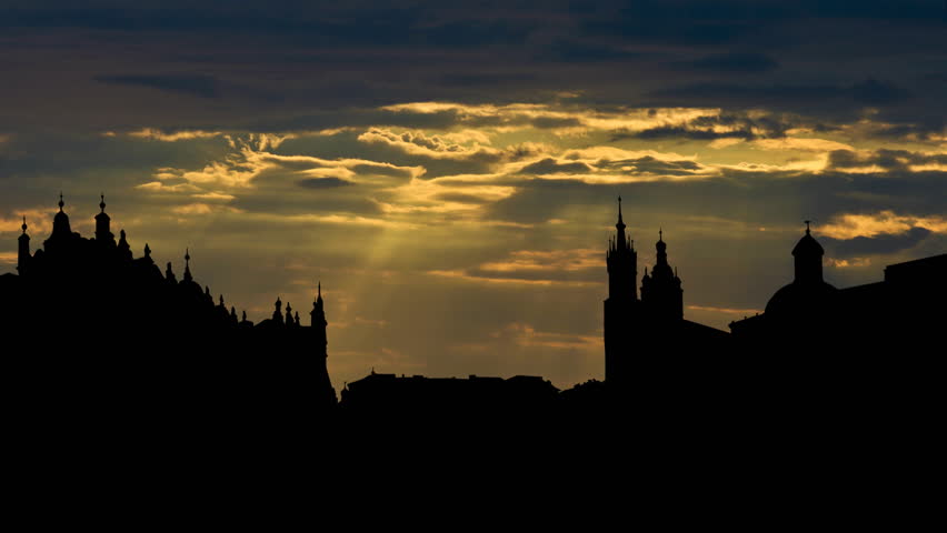 Town Hall in Krakow, Poland,or ratuszo w Krakowie, located on the Main Market Square in the Old Town district of Krakow. The entire medieval old town is on the UNESCO world heritage list.  