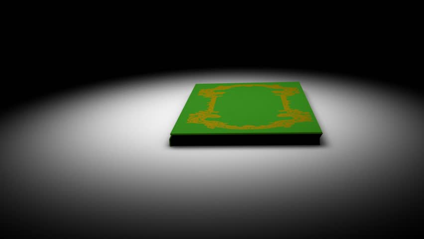Book opening animation. 